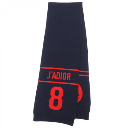 Christian Dior Scarf 85NON308I001 Main: 70% wool, Main: 30% cashmere Navy red mens