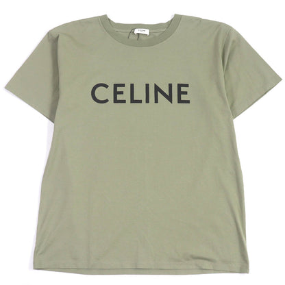CELINE Short sleeve T-shirt 2X681671Q Main: 100% cotton khaki mens S