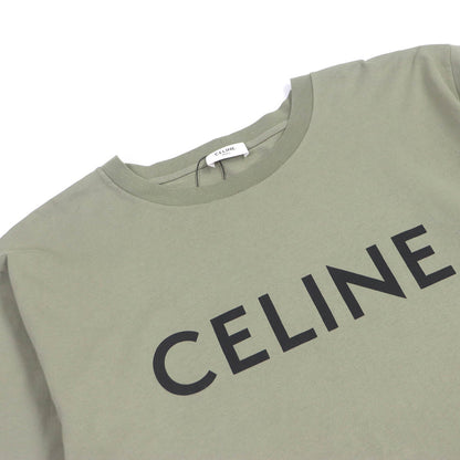 CELINE Short sleeve T-shirt 2X681671Q Main: 100% cotton khaki mens S