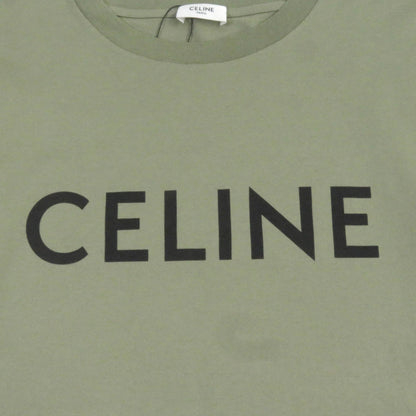 CELINE Short sleeve T-shirt 2X681671Q Main: 100% cotton khaki mens S