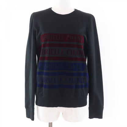 CHANEL sweat P57408K07541 Main: 100% cotton, some parts: 95% cotton, some parts: 5% elastane black Women 38