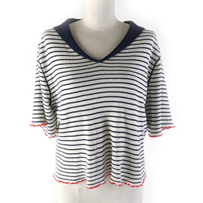 Christian Dior tops 444S67AM785 Main: 75% linen, Main: 18% cashmere, Main: 7% silk Multi Women 46