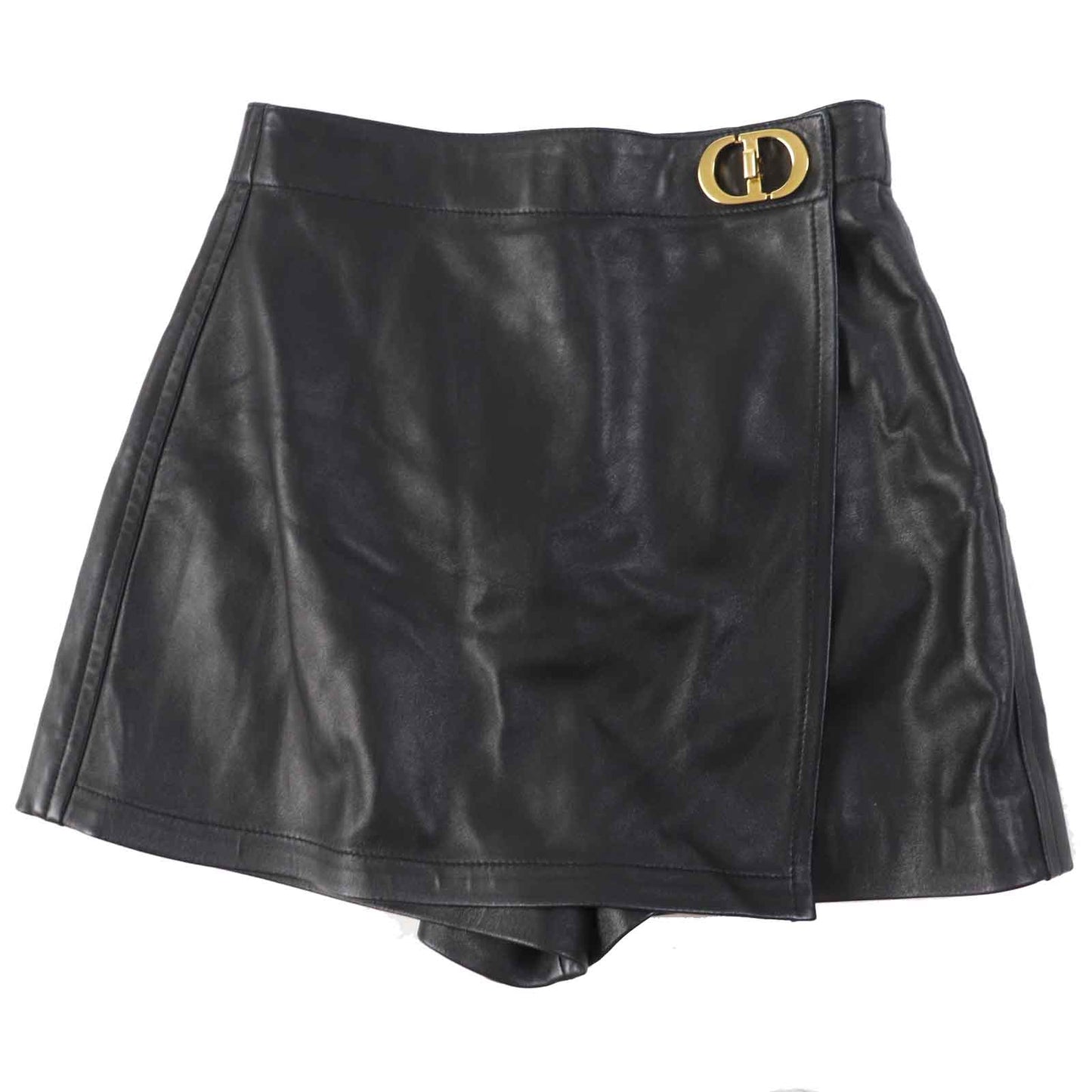 Christian Dior Shorts 045P45AL015 Outer: 100% lamb leather, lining: 100% silk black Women 38