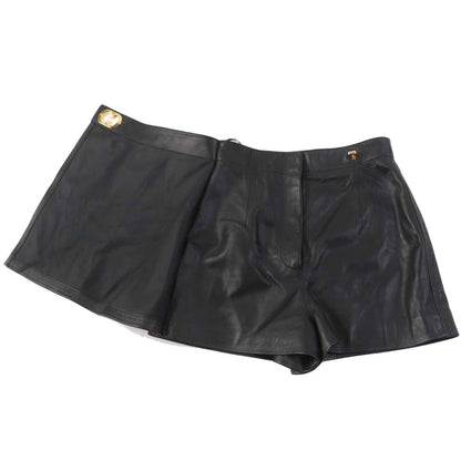 Christian Dior Shorts 045P45AL015 Outer: 100% lamb leather, lining: 100% silk black Women 38