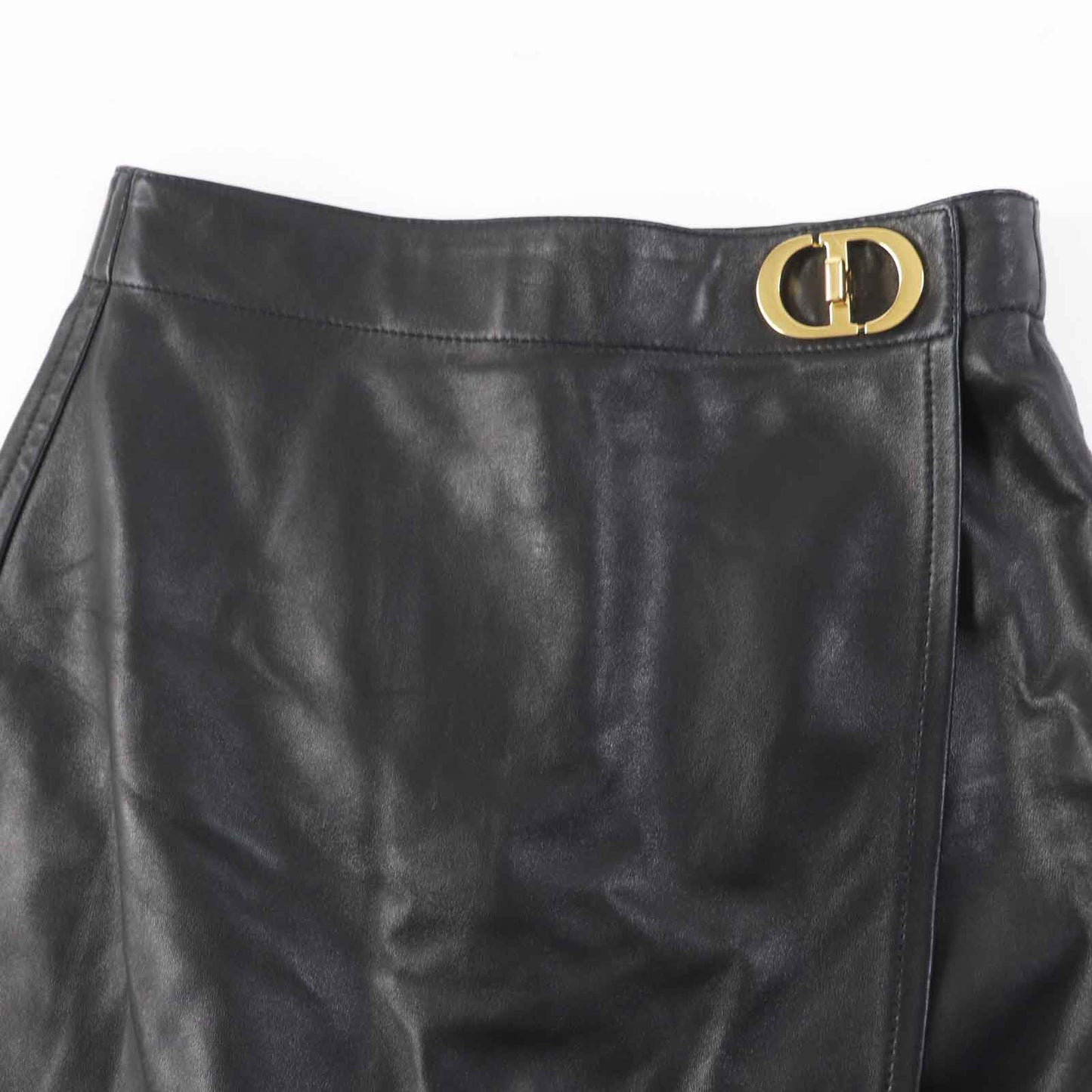 Christian Dior Shorts 045P45AL015 Outer: 100% lamb leather, lining: 100% silk black Women 38