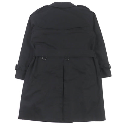 BURBERRY LONDON trench coat Outer: 100% cotton, Sleeve lining: polyester, Lining: cotton, Leather part: cowhide, Liner: 100% wool black mens L