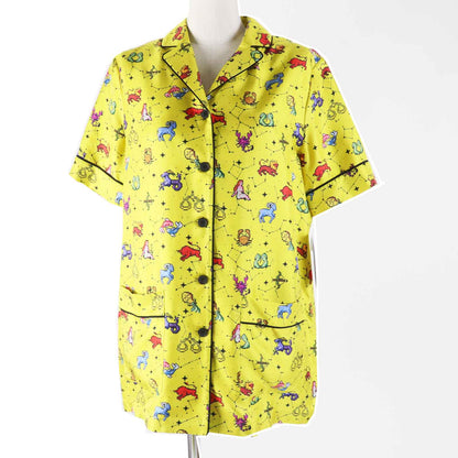 Christian Dior Short sleeve shirt 241V29A6633 Main: 100% silk yellow Women 38