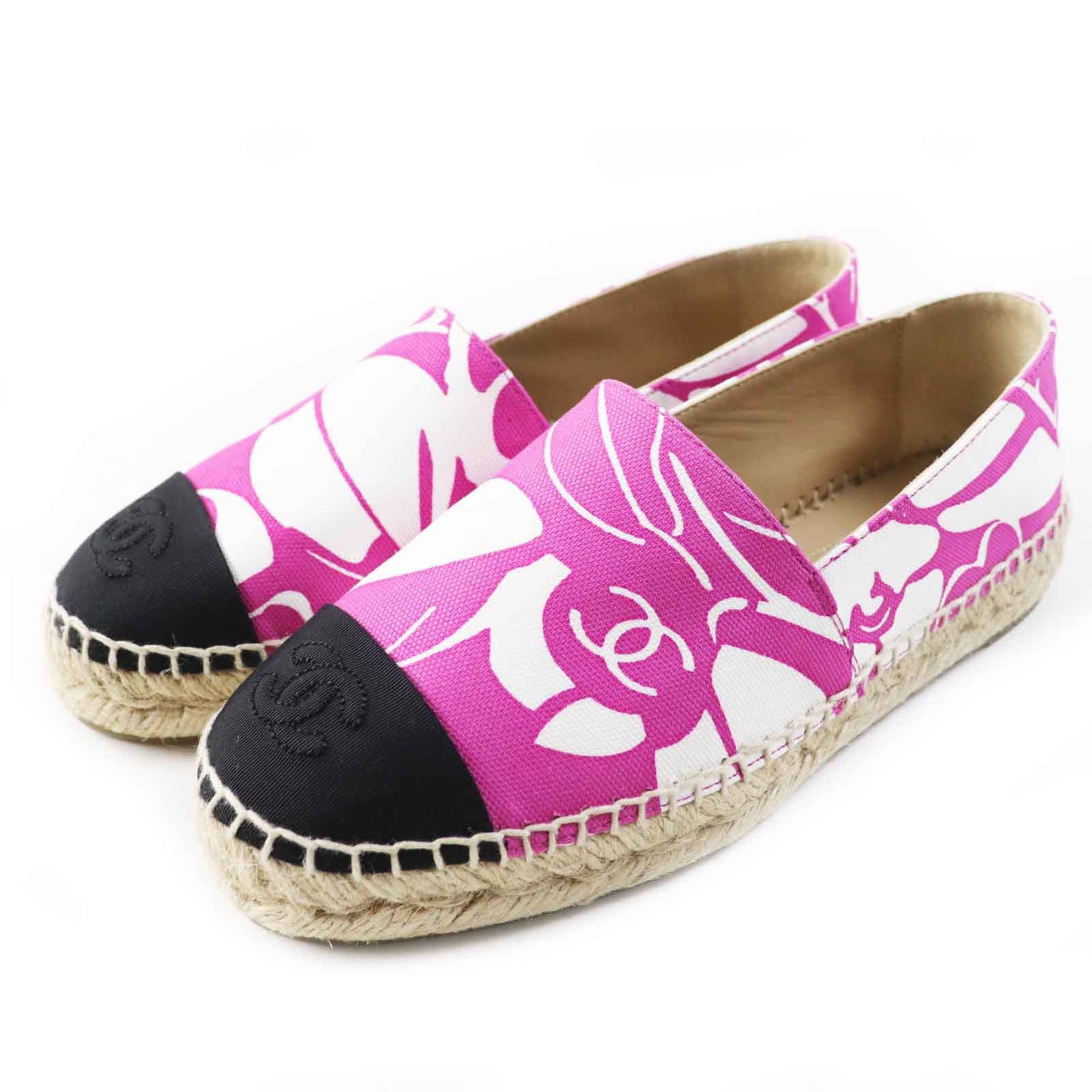 CHANEL Slip-on G30898 Main: Canvas, Part: Jute, Part: Rubber purple Women 36