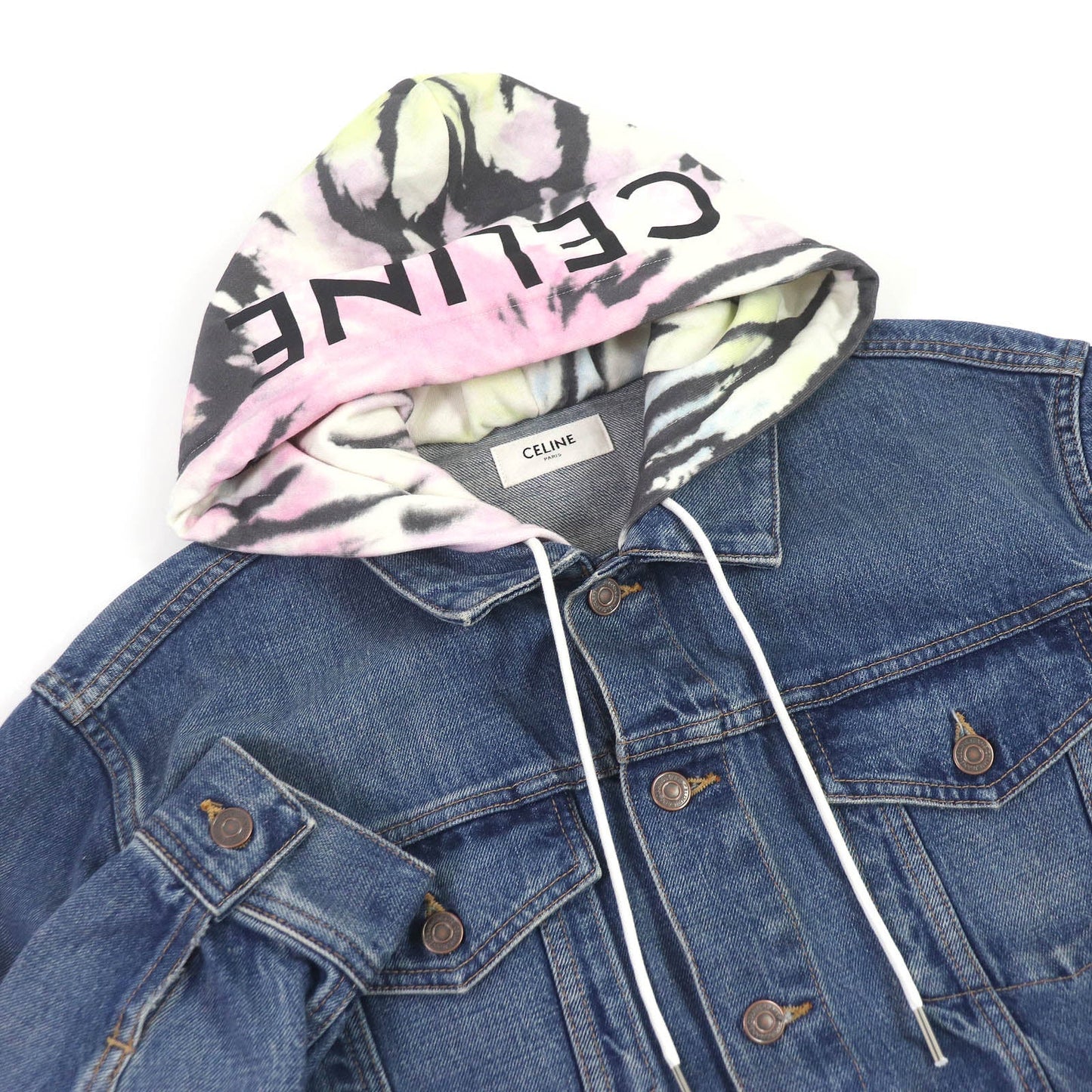 CELINE Denim Jacket 2Q660930F Main: 100% cotton Indigo blue mens M