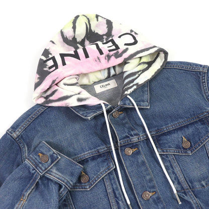CELINE Denim Jacket 2Q660930F Main: 100% cotton Indigo blue mens M