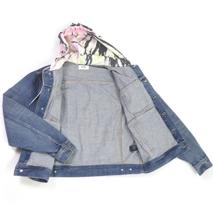 CELINE Denim Jacket 2Q660930F Main: 100% cotton Indigo blue mens M