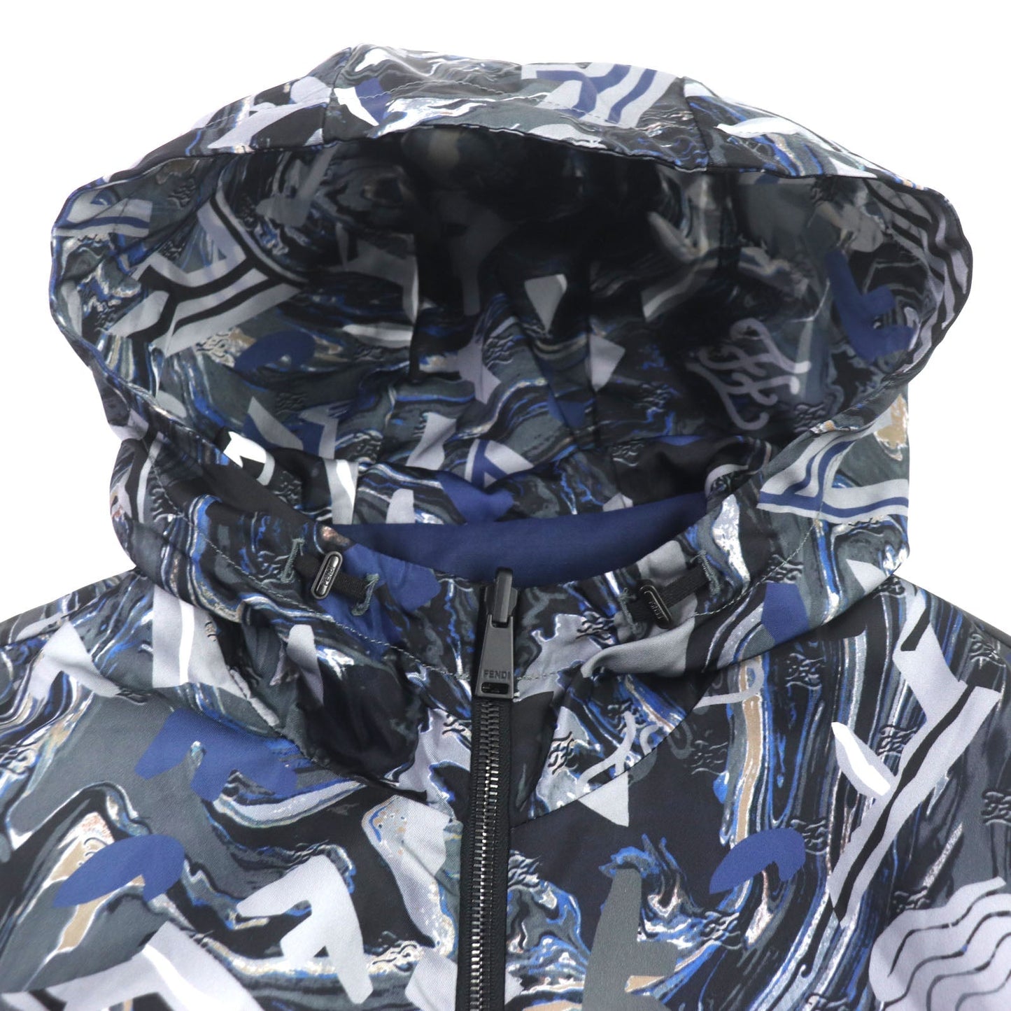 FENDI Jacket FW1088 Outer: 100% nylon, Lining: 100% wool, Filling: 100% polyester Navy type mens 46