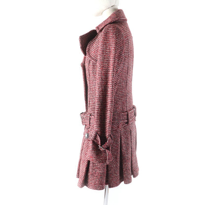 BURBERRY BLUE LABEL coat E1B07-493-15 Outer: 85% wool, Outer: 15% nylon, Lining: polyester Multi Women 38