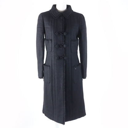 CHANEL coat P28956 06A Outer: 100% wool, Lining: 100% silk black Women 36