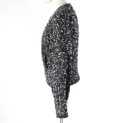 CHANEL Jacket P62063 Outer: 46% wool, Outer: 29% polyamide (nylon), Outer: 25% alpaca, Lining: 100% silk Black type Women 34