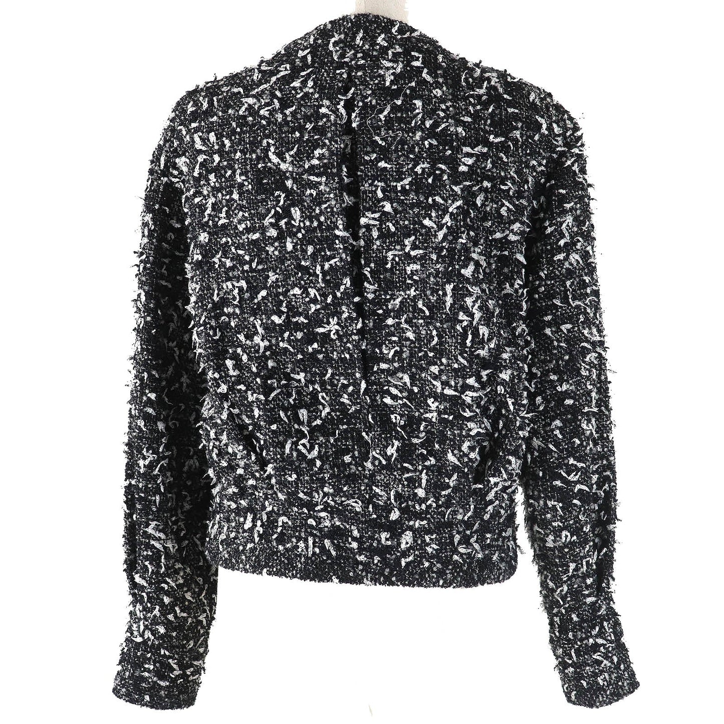 CHANEL Jacket P62063 Outer: 46% wool, Outer: 29% polyamide (nylon), Outer: 25% alpaca, Lining: 100% silk Black type Women 34