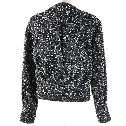 CHANEL Jacket P62063 Outer: 46% wool, Outer: 29% polyamide (nylon), Outer: 25% alpaca, Lining: 100% silk Black type Women 34