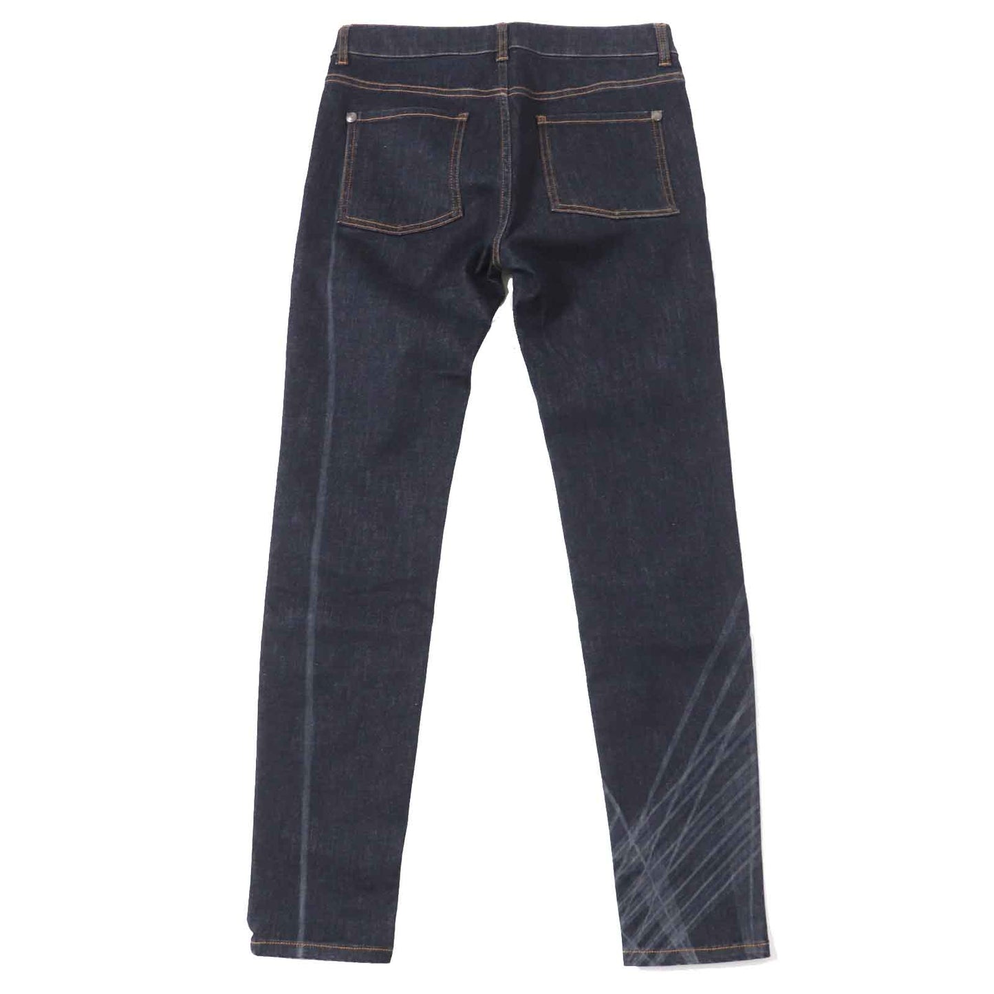 CHANEL Denim pants P47726 Outer material: 97% cotton, Outer material: 3% elastane Indigo blue Women 38
