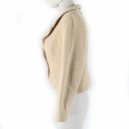 CHANEL Jacket 02C P18870V10901 Main: 75% wool, Main: 20% rayon, Main: 5% nylon, Lining: 95% silk, Lining: 5% elastane (polyurethane) beige Women 42