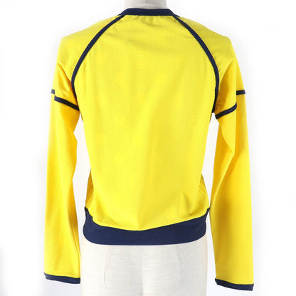 CHANEL Jacket 08P P33377 Main: 84% polyamide (nylon), 16% elastane (polyurethane) Yellow navy Sports line Women 36