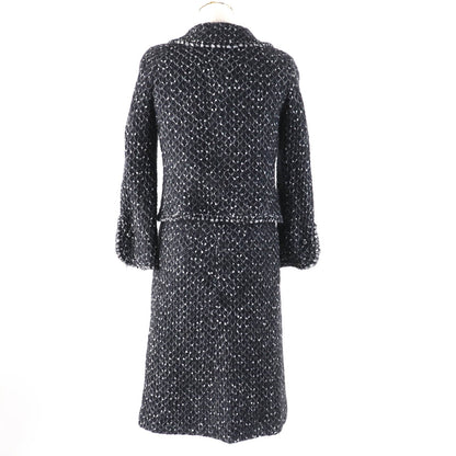 CHANEL setup 05A P26927 Outer: 50% polyamide, Outer: 50% mohair, Lining: 100% silk Black White Women 36
