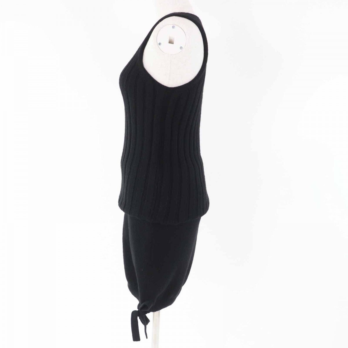 CHANEL one piece 04A P23861 Main: 98% cashmere, Main: 2% elastane black Women 38