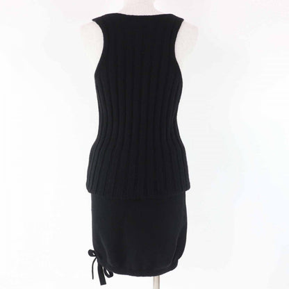 CHANEL one piece 04A P23861 Main: 98% cashmere, Main: 2% elastane black Women 38
