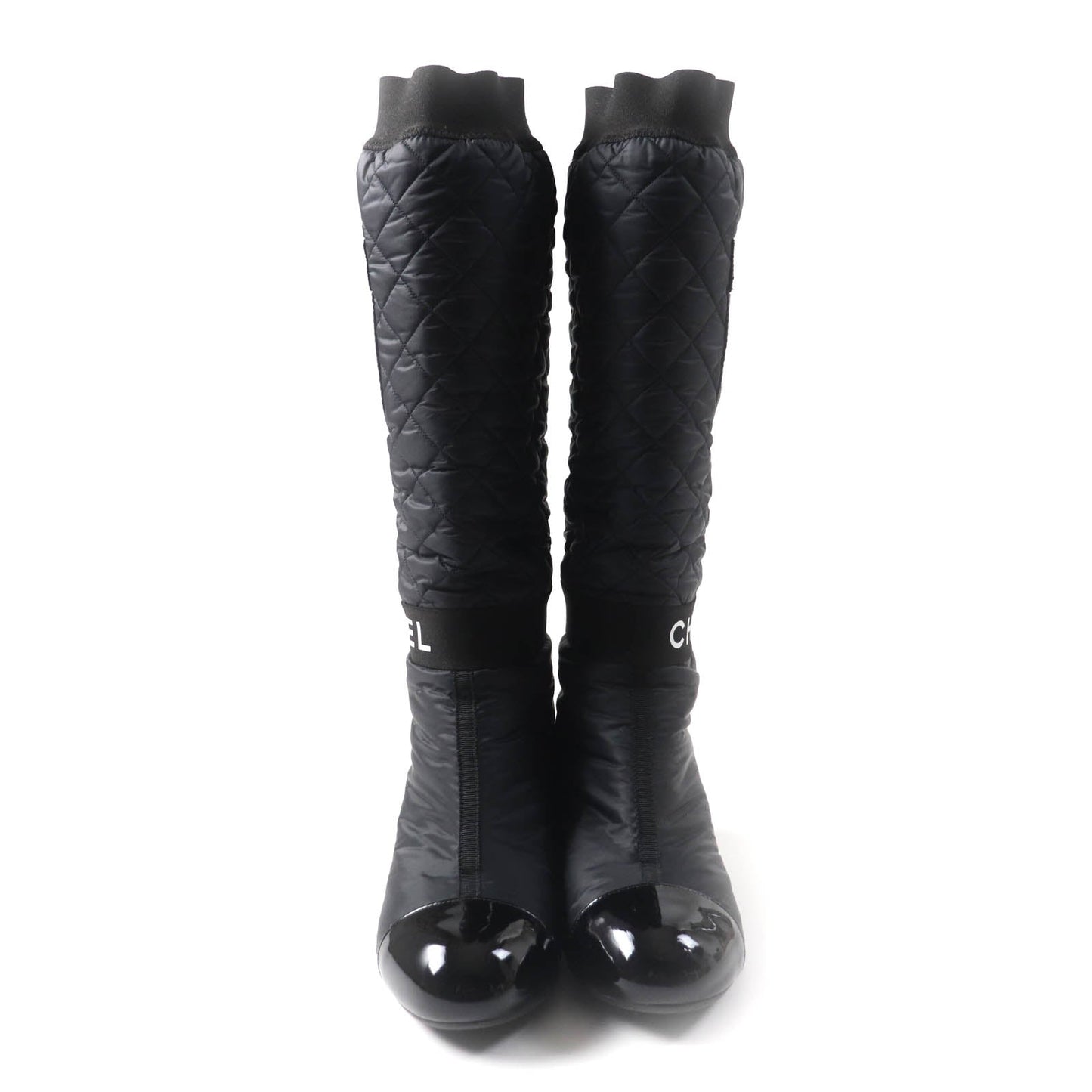 CHANEL Knee-high boots G38428 21K Main: Leather, Part: Patent leather black Women 37