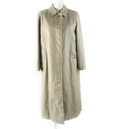 BURBERRY Stainless collar coat FD080-030-41 Outer: 100% cotton, Lining: cotton, Part: cotton, Lining: 100% wool, Lining: polyester khaki Women 11