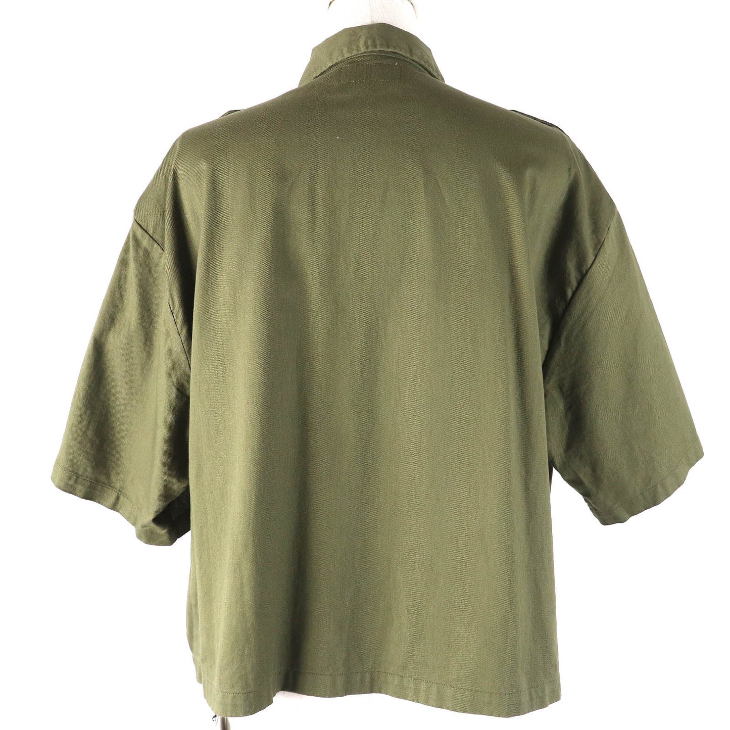 CELINE Short sleeve shirt 2C580106K Outer material: 100% cotton khaki Women 38