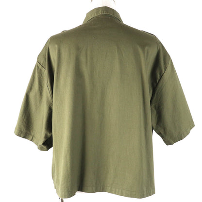 CELINE Short sleeve shirt 2C580106K Outer material: 100% cotton khaki Women 38