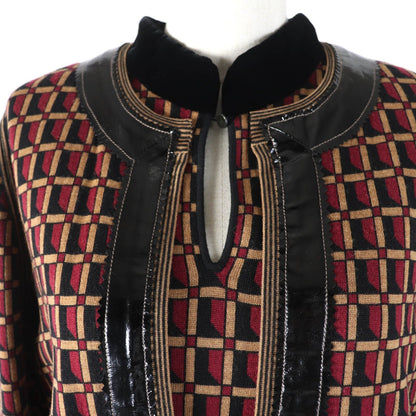CHANEL ensemble 05A P26312V01927 Main: 100% wool, Part: Lamb leather multicolor Women 42