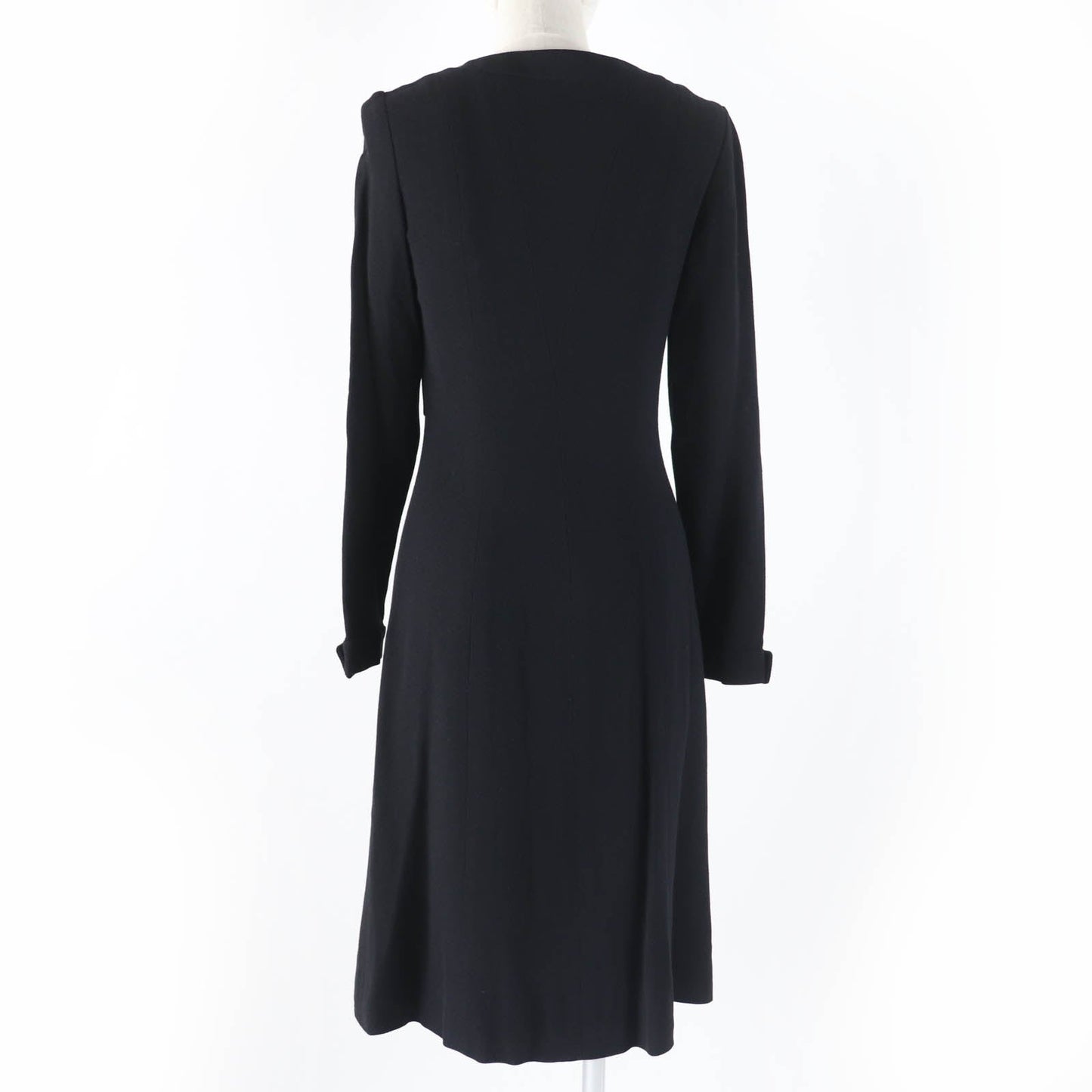 CHANEL one piece 96A P08207V04917 Main: 100% wool, Lining: 95% silk, Lining: 5% spandex black Women 36