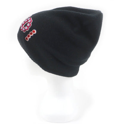 FENDI Knit cap FXQ635 A1CE Main: 70% wool, Main: 30% cashmere black mens