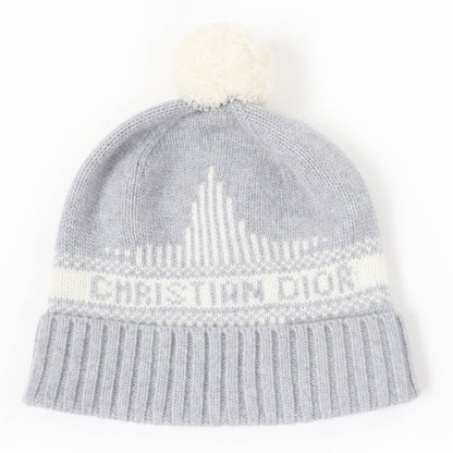 Christian Dior Knit cap 25DAL707I170 Main: 70% wool, Main: 30% cashmere gray Women