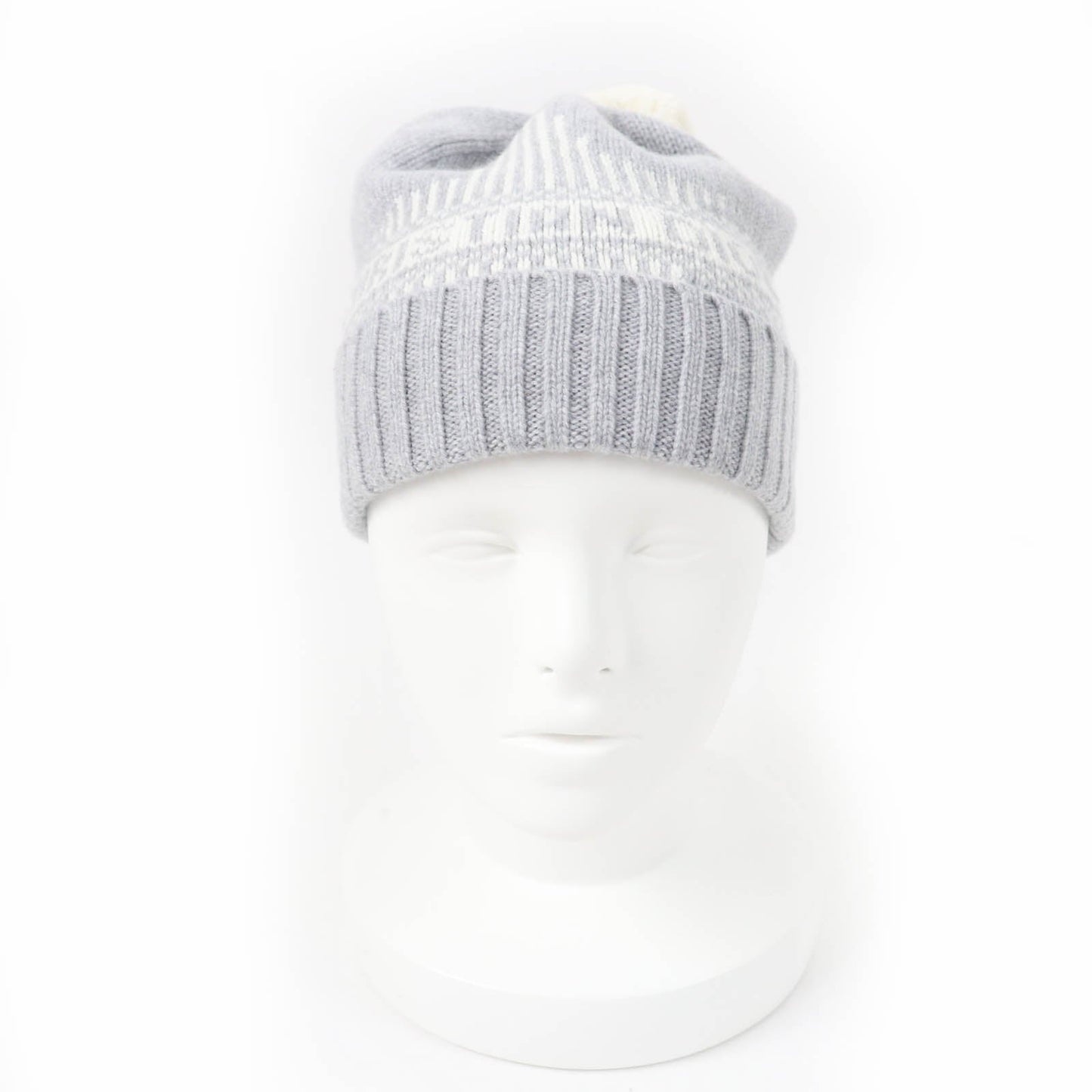 Christian Dior Knit cap 25DAL707I170 Main: 70% wool, Main: 30% cashmere gray Women