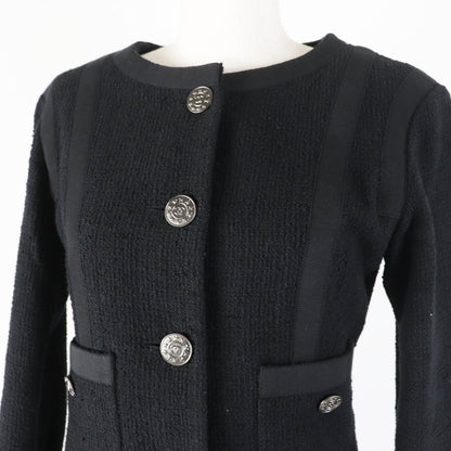 CHANEL setup P45580/P45436 Outer: 100% cotton, Lining: 100% silk black Women 36
