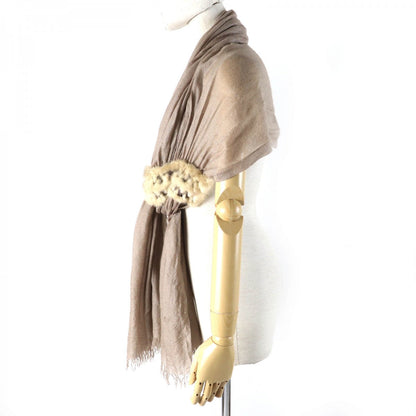 FENDI Stall Main: 70% cashmere, Main: 30% silk Beige type Women