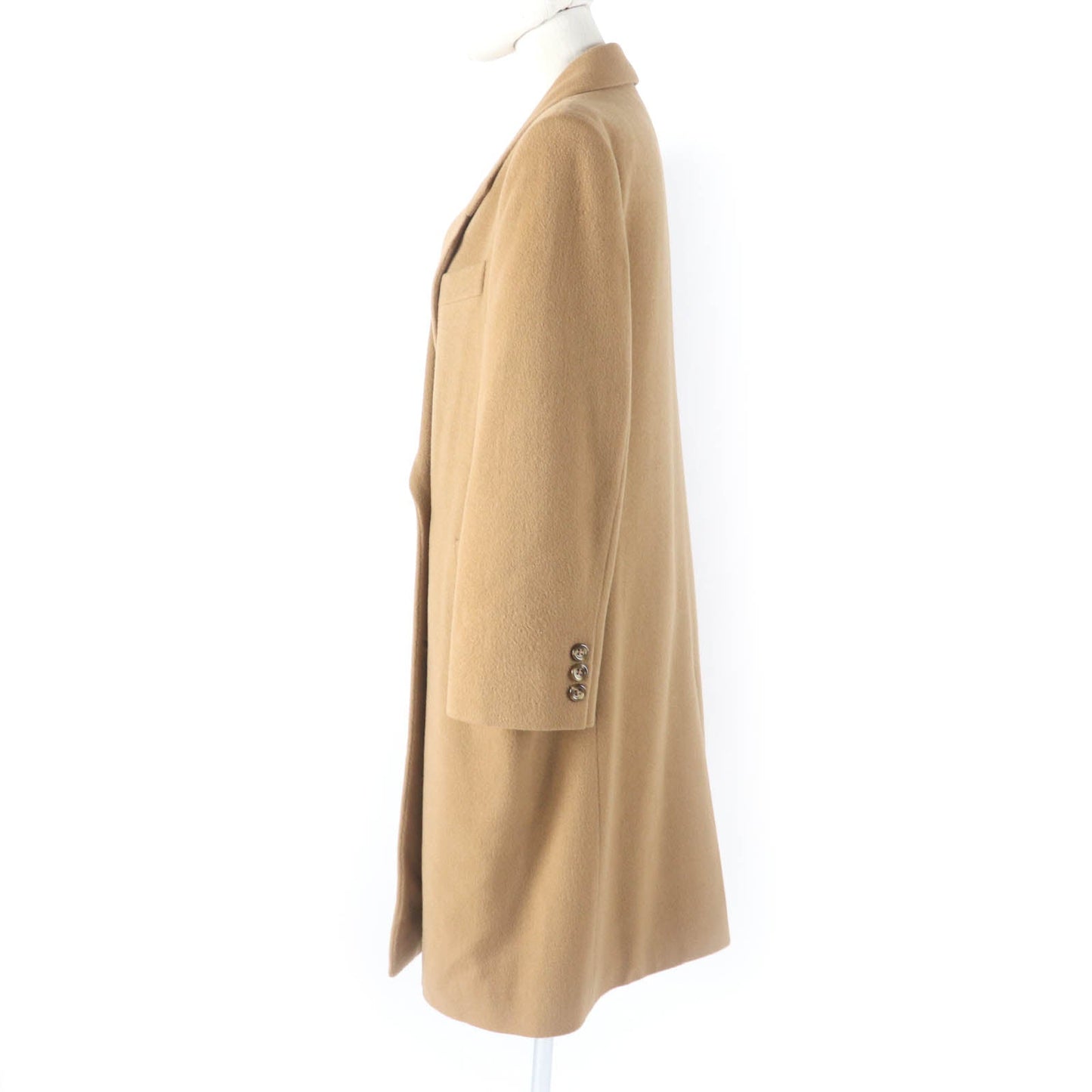 BURBERRY Double chester coat FT062-502-55 Main: 100% wool, Lining: 100% cupra, Part: 30% cashmere Camel Women 9