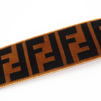 FENDI Shoulder strap Main: Velour Brown type Red Mini strap you Women