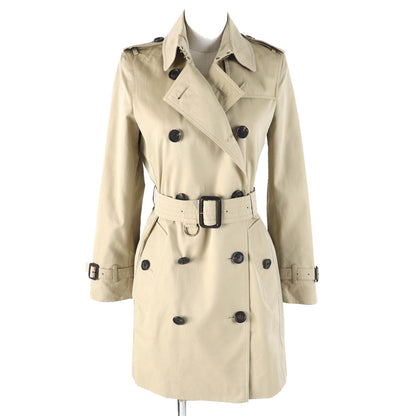 BURBERRY trench coat 3900461 Outer: 100% cotton, Lining: 100% cotton, Sleeve lining: 100% viscose (rayon) beige Kensington Women M