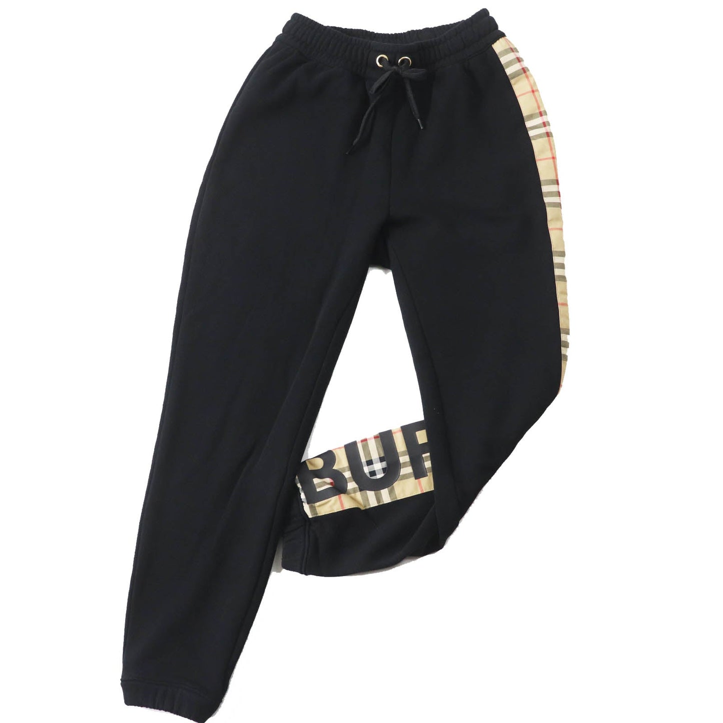 BURBERRY Pants 802451 Main: 100% cotton, some parts: 95% cotton, some parts: 5% elastane Black Beige type Women XXS