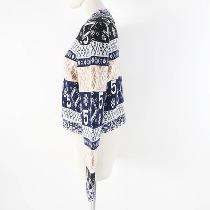 CHANEL cardigan 20B P65173 Main: 100% cashmere Multi Women 40