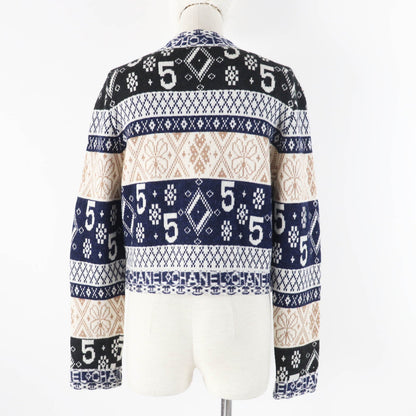 CHANEL cardigan 20B P65173 Main: 100% cashmere Multi Women 40