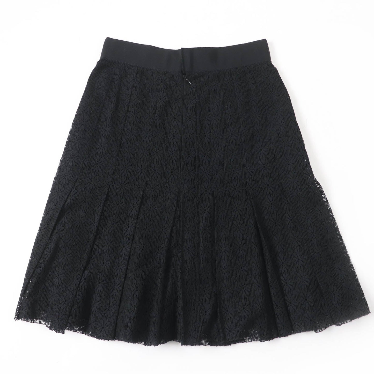 CHANEL Pleated skirt P51456V38481 Main: 94% cotton, Main: 6% nylon, Lining: 100% silk black Women 38