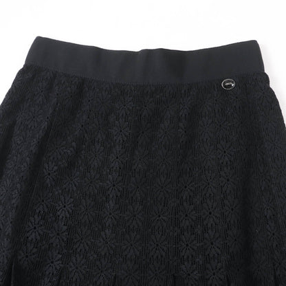 CHANEL Pleated skirt P51456V38481 Main: 94% cotton, Main: 6% nylon, Lining: 100% silk black Women 38