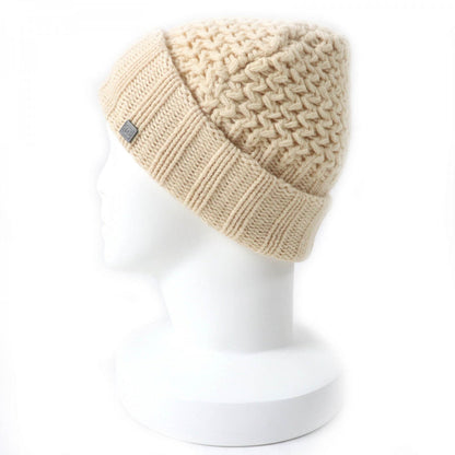CHANEL Knit cap Main: 100% cashmere Ivory SPORTS Women