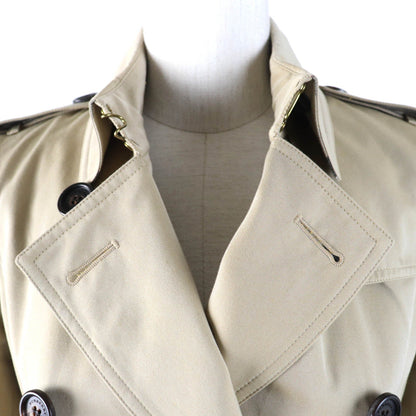 BURBERRY trench coat 39000550 Main: 100% cotton, Lining: 100% cotton, Sleeve lining: 100% viscose (rayon) beige Kensington Women 34