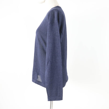 CHANEL knit P44155 Main: 100% alpaca Navy Women 38