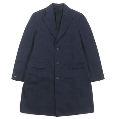 FENDI Chester coat FF0652 Outer: 99% cotton, Outer: 1% polyester, Lining: 100% cupra Indigo mens 50